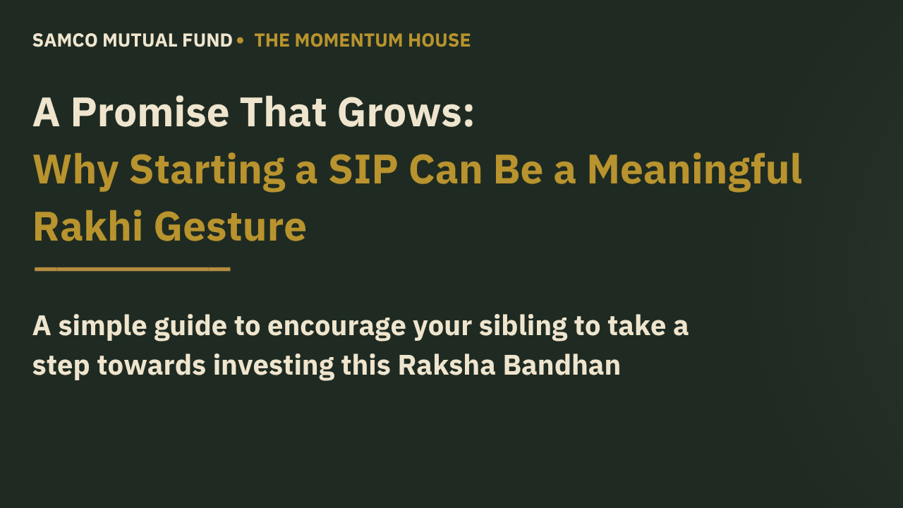 Thinking beyond sweets and gadgets this Rakhi? Learn how to start a SIP for your sibling